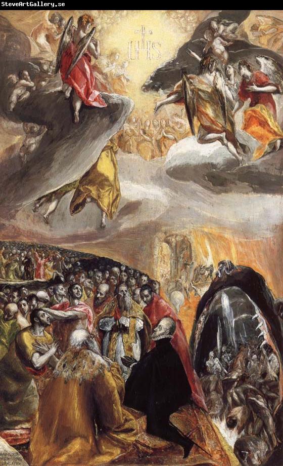 El Greco THe Adoration of the Name of Jesus